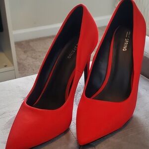 Call It Spring Bold Red Heels